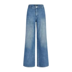 Marc Aurel Authentischer Blue Denim und ein weit geschnittene blau Wide Leg Jeans