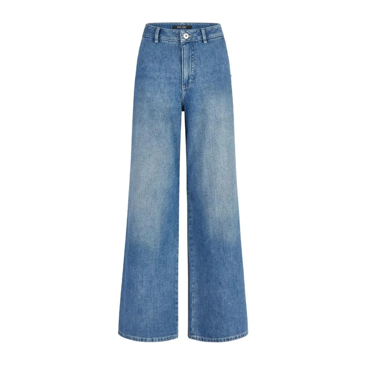 Marc Aurel Authentischer Blue Denim und ein weit geschnittene blau Wide Leg Jeans
