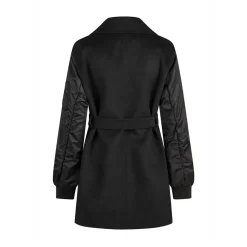 Marc Aurel Diese Doppelreiher Caban Outdoorjacke aus einem Ma schwarz Übergangsjacke