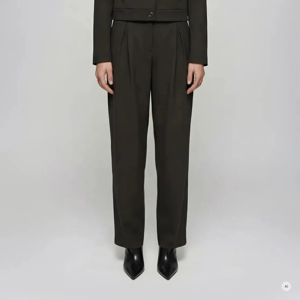 Marc Aurel Diese Hose überzeugt mit einer eleganten Silhouett schwarz Hose