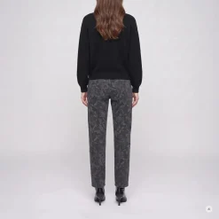 Marc Aurel Dieser Pullover aus elastischem Alpaka-Mix-Garn mi schwarz Pullover
