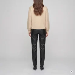 Marc Aurel Dieser Pullover aus elastischem Alpaka-Mix-Garn mi beige Pullover