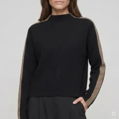 Marc Aurel Dieser Pullover setzt mit seinen Kontraststreifenschwarz Pullover