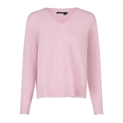 Marc Aurel Dieser V-Ausschnitt-Pullover aus Cotton/Wool-Mix m pink Pullover