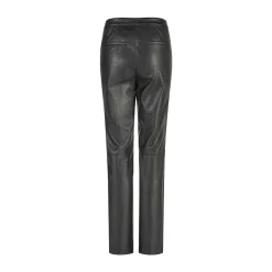 Marc Aurel Diese Slim Fit Hose aus weichem Faux Leather überz schwarz Lederhose