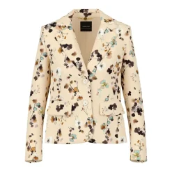 Marc Cain Blazer mit floralem Print beige Blazer