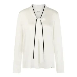 Marc Cain Bluse aus Seiden-Mix weiß Bluse