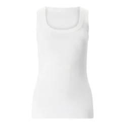 Marc Cain Geripptes Top weiß Top