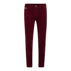 Marc Cain Hose SILVI bright maroon Stoffhose