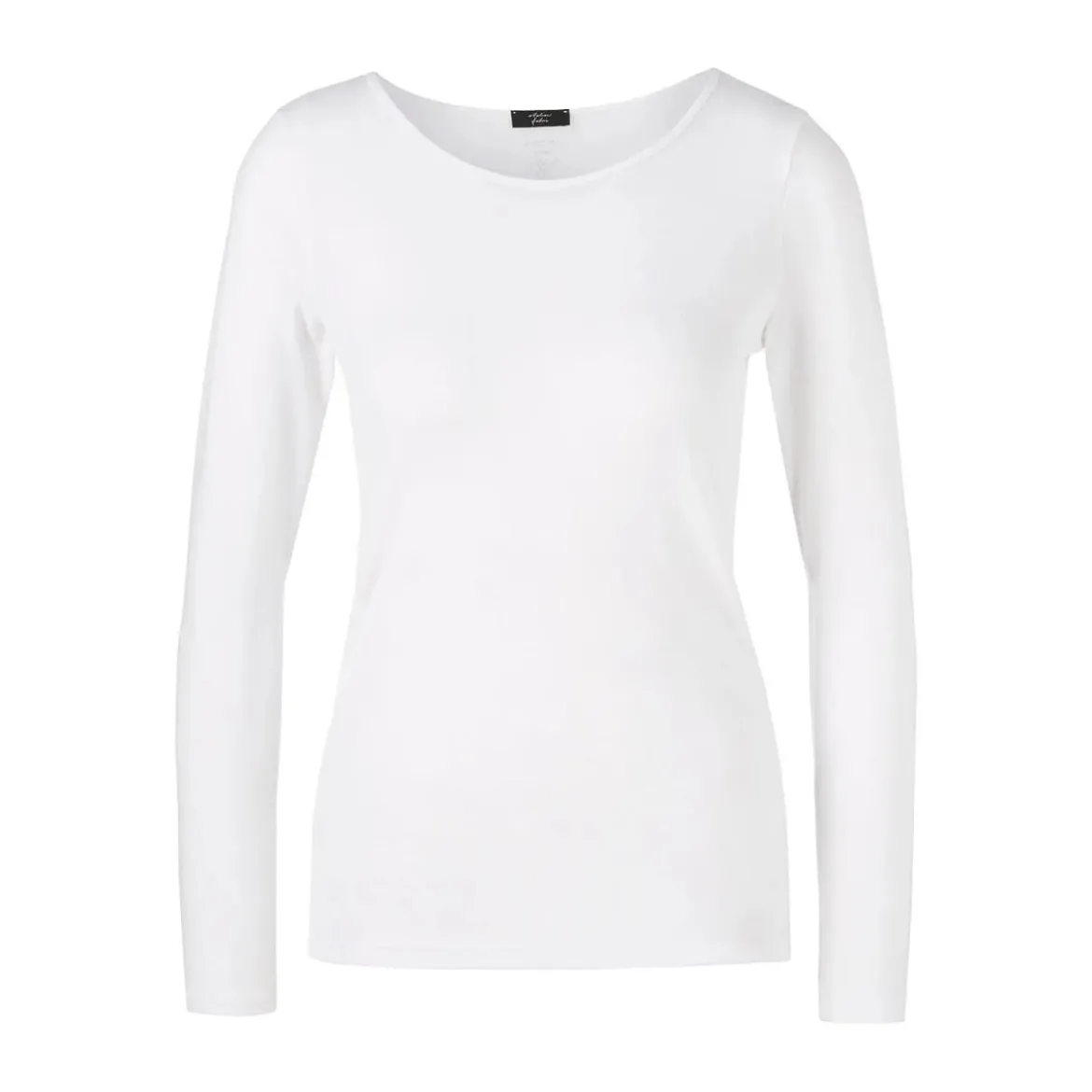 Marc Cain Leichter Longsleeve Weiß Longsleeve