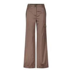 Marc Cain Puddle Pants in glänzender Optik Braun Hose
