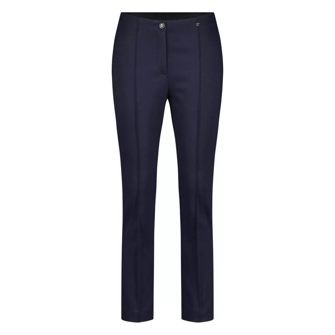 Marc Cain Stoffhose mit Ziernaht Dunkelblau Stoffhose