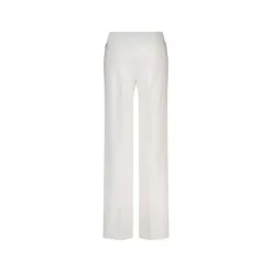 Marc Cain Weite Hose aus Jersey Weiß Hose