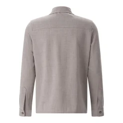 Marco Pescarolo Jacke Avi aus Leinen grau Hemdjacke