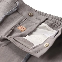Marco Pescarolo Stoffhose Caracciolo braun Stoffhose