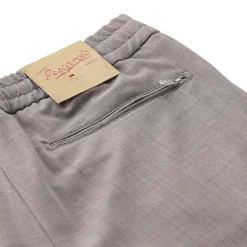 Marco Pescarolo Stoffhose Caracciolo braun Stoffhose