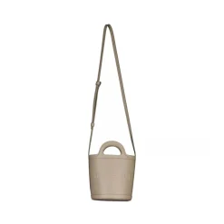 Marni Beuteltasche aus Leder mit Logo Braun Crossbody Bag