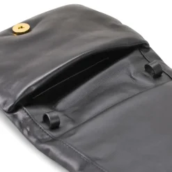 Marni Schultertasche aus Leder schwarz Schultertasche
