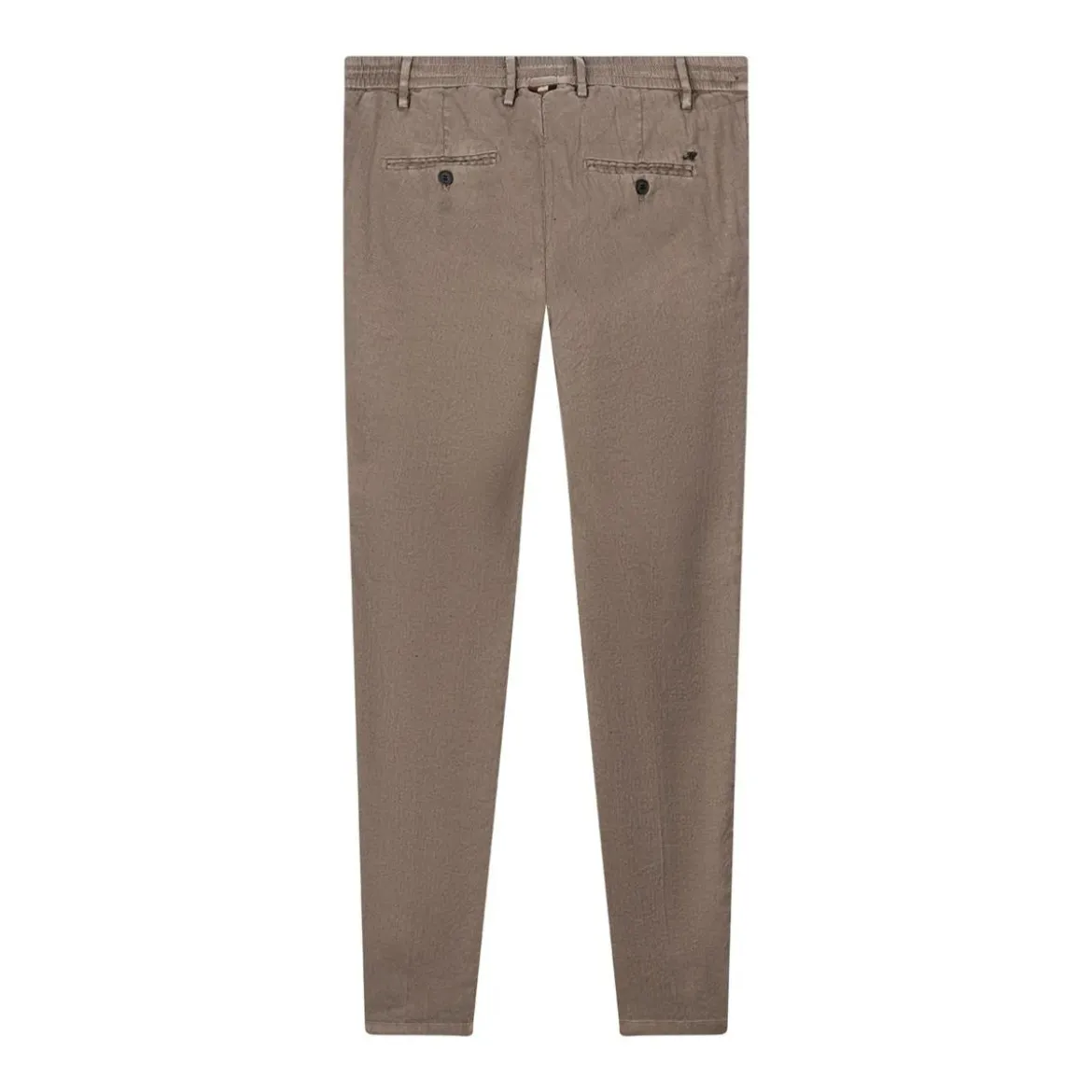 Mason's Slim-Fit Hose aus Leinenmix braun Stoffhose