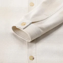 Maurizio Baldassari Overshirt aus Baumwolle, Seide & Leinen beige Hemd