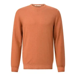 Maurizio Baldassari Pullover aus Schurwolle Orange Pullover