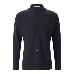 Maurizio Baldassari Strickjacke aus Baumwollmix blau Strickjacke
