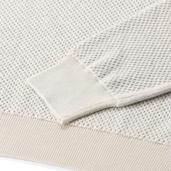Maurizio Baldassari Troyer aus Woll-Seiden-Mix beige Pullover