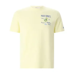 Mc2 Saint Barth T-Shirt mit Rundhalsausschnitt gelb T-Shirt