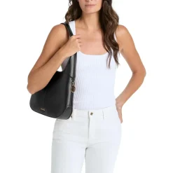 MICHAEL Michael Kors Alice Lg Tz Shldr Black Schultertasche