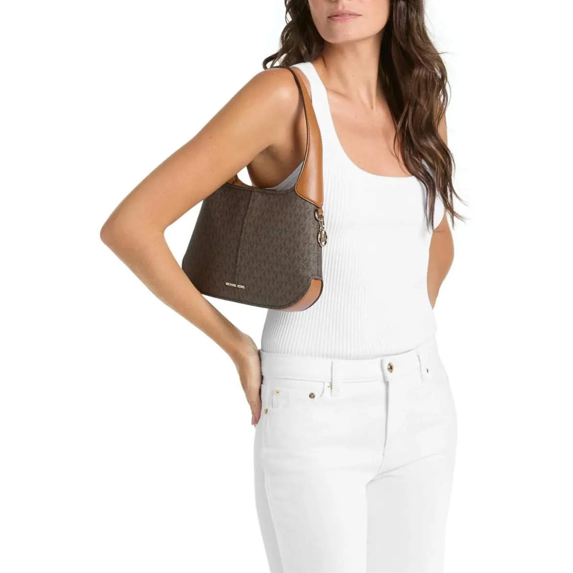 MICHAEL Michael Kors Alice Sm Tz Shldr Brn/Acorn Schultertasche