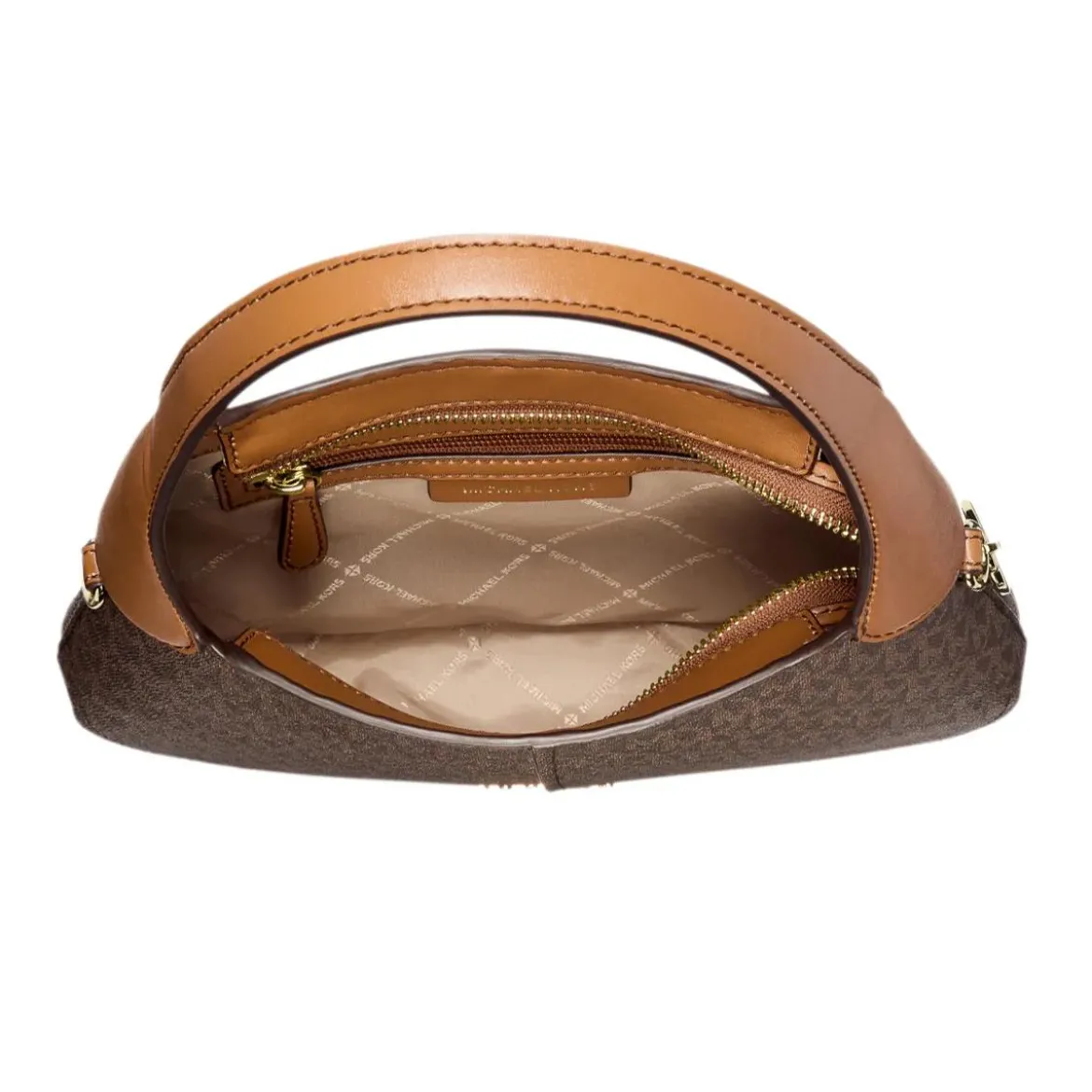 MICHAEL Michael Kors Alice Sm Tz Shldr Brn/Acorn Schultertasche