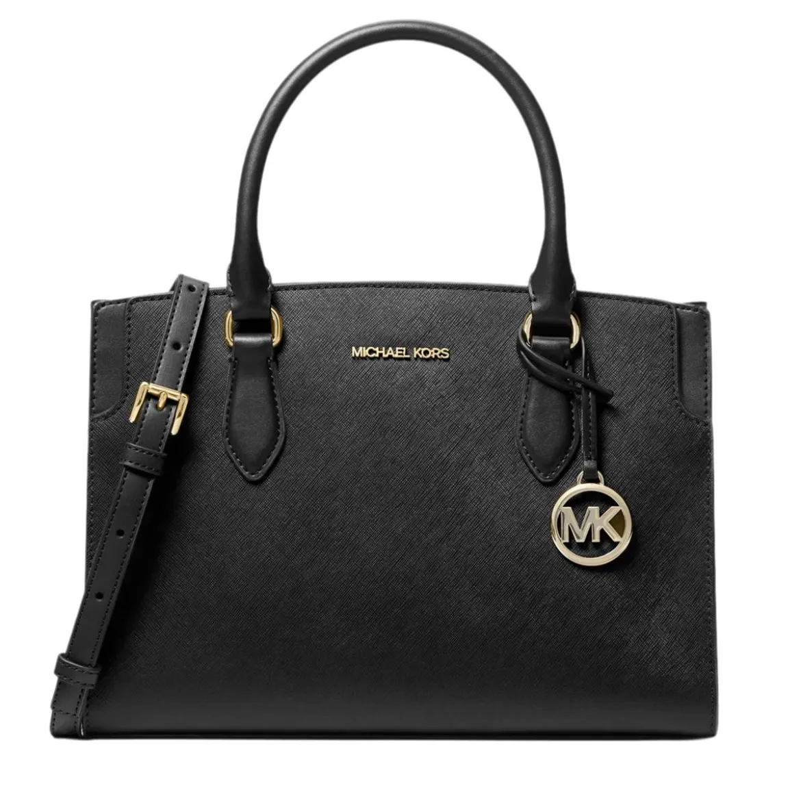 MICHAEL Michael Kors Becca Md Satchel Black Satchel