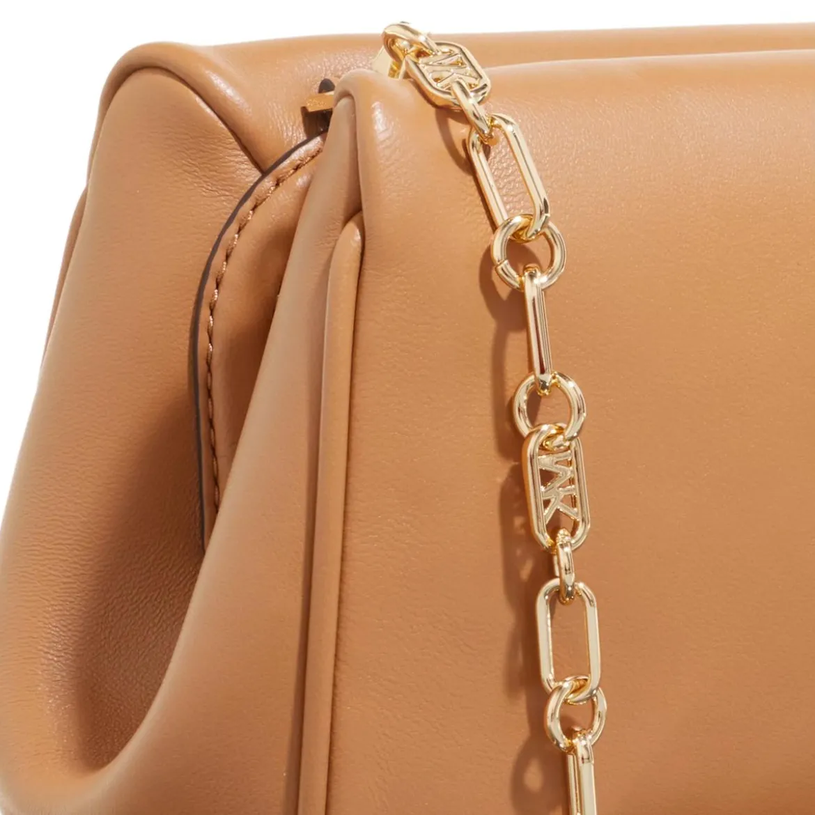 MICHAEL Michael Kors Belle Medium Soft Crossbody Pale Peanut Crossbody Bag