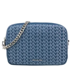 MICHAEL Michael Kors Bryant Md Dblzp Chn Camera Xbody River Blue Crossbody Bag