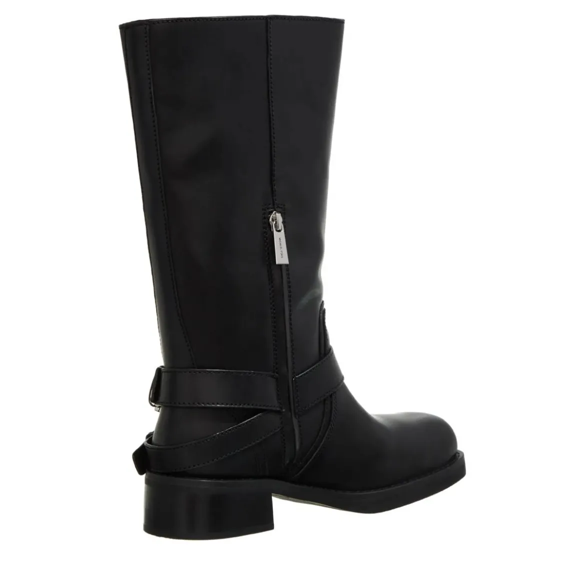 MICHAEL Michael Kors Crosby Moto Boot Black Biker Boots