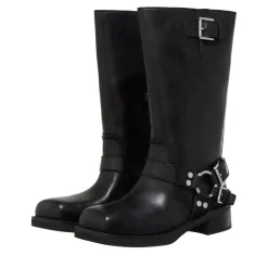 MICHAEL Michael Kors Crosby Moto Boot Black Biker Boots