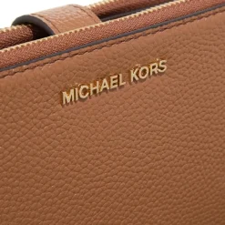 MICHAEL Michael Kors Dblzp Wristlet Luggage Wallet On A Chain