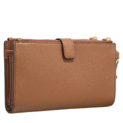 MICHAEL Michael Kors Dblzp Wristlet Luggage Wallet On A Chain