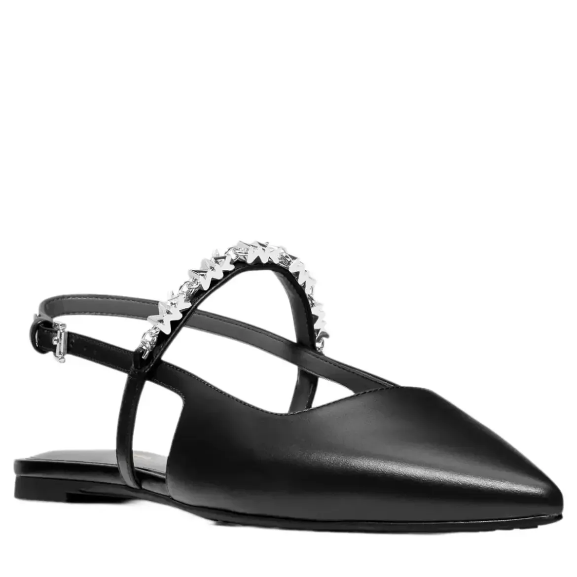 MICHAEL Michael Kors Dina Flex Sling Flat Black Ballerinas