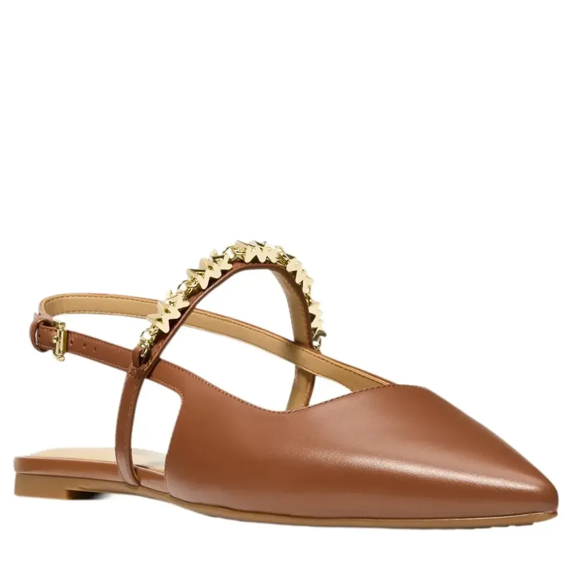 MICHAEL Michael Kors Dina Flex Sling Flat Schwarz Ballerinas