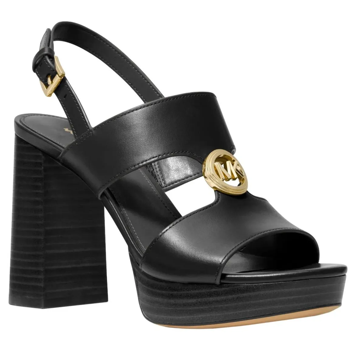MICHAEL Michael Kors Erin Platform Sandal Black Plateausandalen