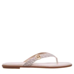 MICHAEL Michael Kors Erin Thong Sandal Vanilla Flip Flops