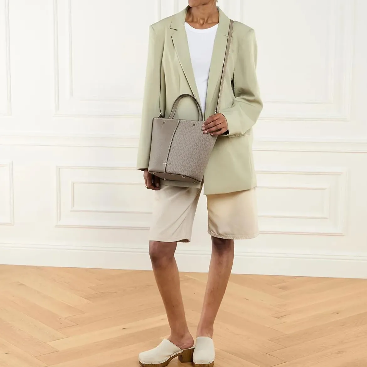 MICHAEL Michael Kors Flora Md Tz Tote Birch Tote