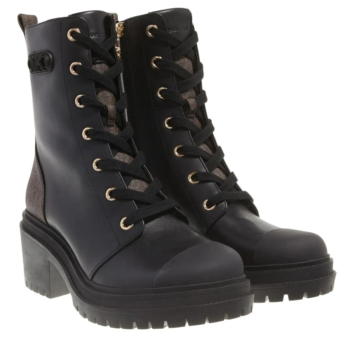 MICHAEL Michael Kors Hanley Bootie Black Brown Stiefel