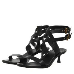 MICHAEL Michael Kors Irene Kitten Sandal Black Sandaletten mit Absatz