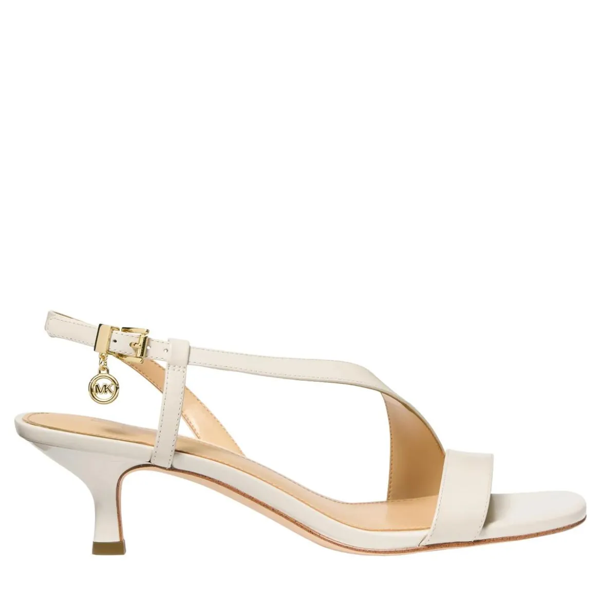 MICHAEL Michael Kors Jaida Kitten Sandal Lt Cream Sandaletten mit Absatz