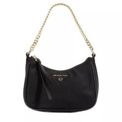 MICHAEL Michael Kors Jet Set Charm Small Chain Pouchette Black Pochette