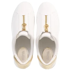 MICHAEL Michael Kors Keaton Zip Slip On Pale Gold Low-Top-Sneaker