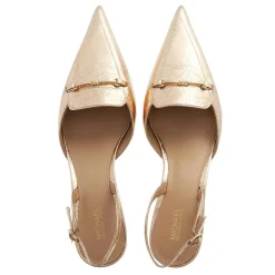 MICHAEL Michael Kors Lena Sling Pump Pale Gold Pumps
