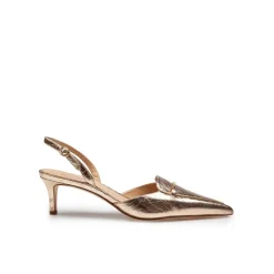 MICHAEL Michael Kors Lena Sling Pump Pale Gold Pumps